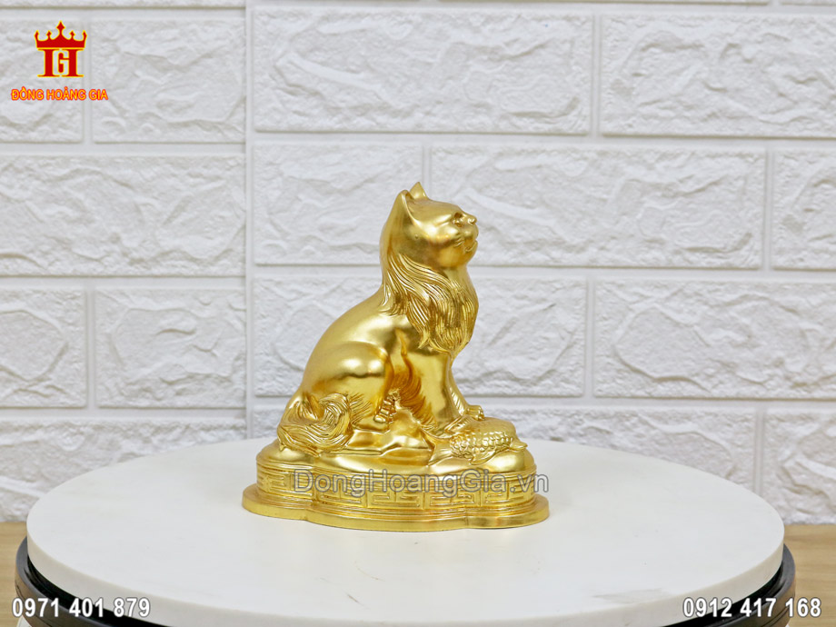 Pho tượng mèo phong thủy là linh vật biểu tượng may mắn năm 2023